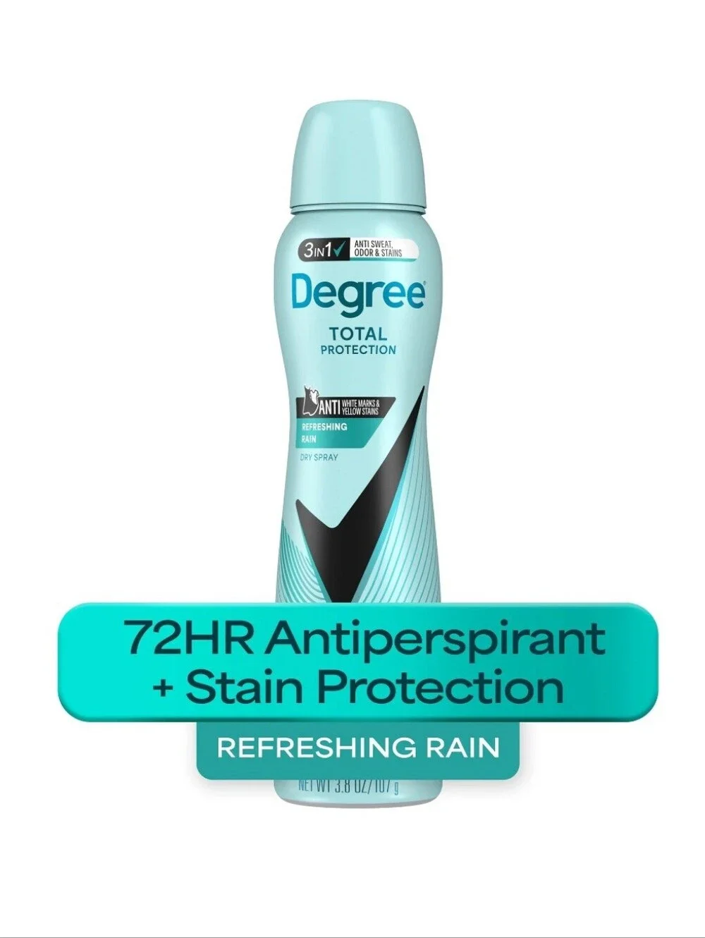 ⭐4/$15 Degree Ultraclear 72-Hour Black + White Deodorant Refreshing Rain